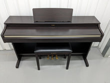 Load image into Gallery viewer, Yamaha Arius YDP-162 Digital Piano in rosewood, clavinova keyboard stock # 23261