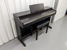 Load image into Gallery viewer, Yamaha Arius YDP-162 Digital Piano in rosewood, clavinova keyboard stock # 23261