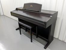 Load image into Gallery viewer, Yamaha Clavinova CLP-840 Digital Piano and stool in dark rosewood stock #23260