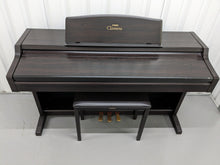 Load image into Gallery viewer, Yamaha Clavinova CLP-840 Digital Piano and stool in dark rosewood stock #23260