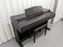 Load image into Gallery viewer, Yamaha Clavinova CLP-840 Digital Piano and stool in dark rosewood stock #23260
