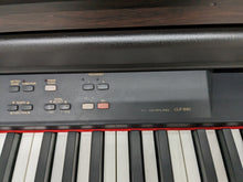 Load image into Gallery viewer, Yamaha Clavinova CLP-840 Digital Piano and stool in dark rosewood stock #23260