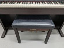 Load image into Gallery viewer, Yamaha Clavinova CLP-340 Digital Piano and stool in rosewood stock # 23271