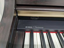 Load image into Gallery viewer, Yamaha Clavinova CLP-340 Digital Piano and stool in rosewood stock # 23271