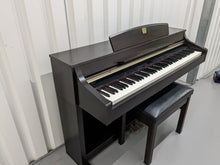 Load image into Gallery viewer, Yamaha Clavinova CLP-340 Digital Piano and stool in rosewood stock # 23271