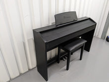 Load image into Gallery viewer, Casio Privia PX-760 Slim Digital Piano and stool satin black stock number 23274