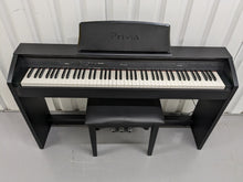 Load image into Gallery viewer, Casio Privia PX-760 Slim Digital Piano and stool satin black stock number 23274