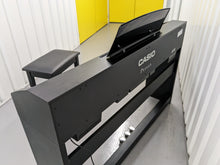 Load image into Gallery viewer, Casio Privia PX-760 Slim Digital Piano and stool satin black stock number 23274