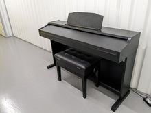 Load image into Gallery viewer, Roland RP401R digital piano and stool in satin black finish stock number 23265