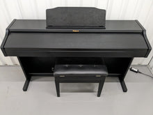 Load image into Gallery viewer, Roland RP401R digital piano and stool in satin black finish stock number 23265