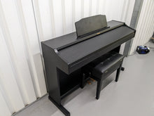 Load image into Gallery viewer, Roland RP401R digital piano and stool in satin black finish stock number 23265