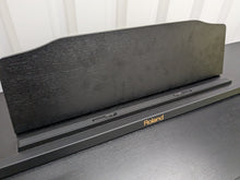 Load image into Gallery viewer, Roland RP401R digital piano and stool in satin black finish stock number 23265