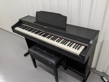Load image into Gallery viewer, Roland RP401R digital piano and stool in satin black finish stock number 23265