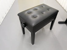 Load image into Gallery viewer, Roland RP401R digital piano and stool in satin black finish stock number 23265