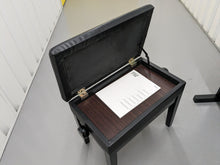 Load image into Gallery viewer, Roland RP401R digital piano and stool in satin black finish stock number 23265