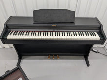 Load image into Gallery viewer, Roland RP401R digital piano and stool in satin black finish stock number 23265