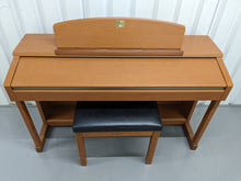 Load image into Gallery viewer, Yamaha Clavinova CLP-150 Digital Piano + stool cherry wood finish stock #23267