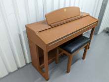 Load image into Gallery viewer, Yamaha Clavinova CLP-150 Digital Piano + stool cherry wood finish stock #23267