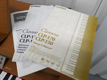 Load image into Gallery viewer, Yamaha Clavinova CLP-150 Digital Piano + stool cherry wood finish stock #24160