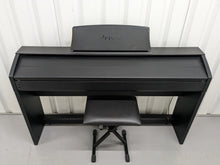 Load image into Gallery viewer, Casio Privia PX-760 Slim Digital Piano and stool satin black stock number 23278