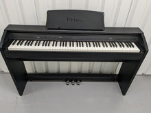 Load image into Gallery viewer, Casio Privia PX-760 Slim Digital Piano and stool satin black stock number 23278