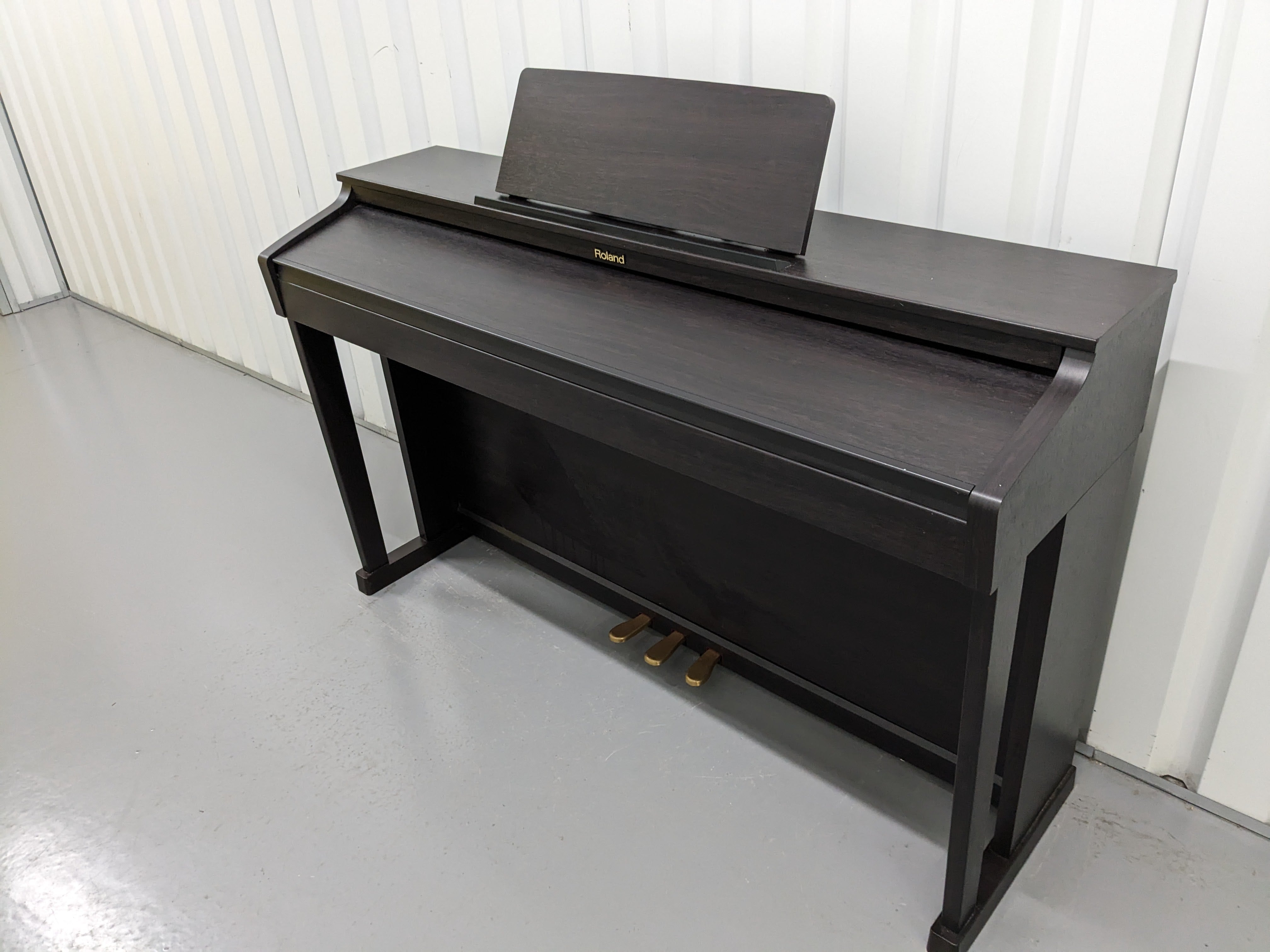 引取限定: Roland デジタルピアノ HP503 2013年式 Roland HP503 digital piano in dark rosewood finish stock number