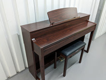 Load image into Gallery viewer, Yamaha Clavinova CLP-545 digital piano in mahogany with stool. stock nr 23284