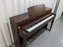 Load image into Gallery viewer, Yamaha Clavinova CLP-545 digital piano in mahogany with stool. stock nr 23284