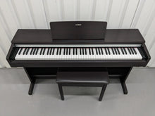 Load image into Gallery viewer, Yamaha Arius YDP-142 Digital Piano and stool in dark rosewood stock #24269
