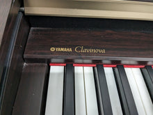 Load image into Gallery viewer, Yamaha Clavinova CLP-120 Digital Piano and stool in dark rosewood stock #23283