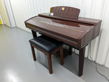 Load image into Gallery viewer, YAMAHA CLAVINOVA CVP-309PM DIGITAL PIANO + STOOL IN GLOSSY MAHOGANY stock 23281