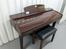 Load image into Gallery viewer, YAMAHA CLAVINOVA CVP-309PM DIGITAL PIANO + STOOL IN GLOSSY MAHOGANY stock 23281