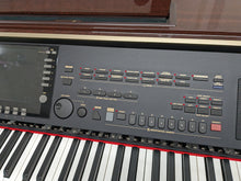 Load image into Gallery viewer, YAMAHA CLAVINOVA CVP-309PM DIGITAL PIANO + STOOL IN GLOSSY MAHOGANY stock 23281