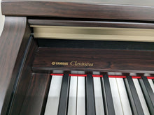 Load image into Gallery viewer, Yamaha Clavinova CLP-120 Digital Piano and stool in dark rosewood stock #23292