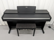 Load image into Gallery viewer, Yamaha Arius YDP-142 Digital Piano and stool in satin black stock #23286