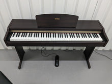 Load image into Gallery viewer, Yamaha Clavinova CLP-110 Digital Piano and stool in dark rosewood stock #23304