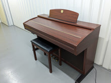 Load image into Gallery viewer, Yamaha Clavinova CVP-305 Digital Piano arranger + stool in mahogany stock #23298