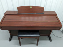 Load image into Gallery viewer, Yamaha Clavinova CVP-305 Digital Piano arranger + stool in mahogany stock #23298