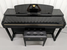 Load image into Gallery viewer, Yamaha Clavinova CLP-170PE Digital Piano glossy black polished ebony stock #23301
