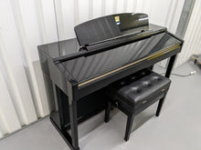 Load image into Gallery viewer, Yamaha Clavinova CLP-170PE Digital Piano glossy black polished ebony stock #23301