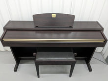 Load image into Gallery viewer, Yamaha Clavinova CLP-220 Digital Piano and stool rosewood finish stock nr 23306