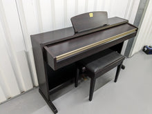 Load image into Gallery viewer, Yamaha Clavinova CLP-220 Digital Piano and stool rosewood finish stock nr 23306