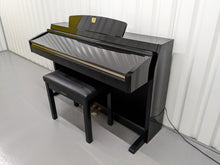 Load image into Gallery viewer, Yamaha Clavinova CLP-240PE Digital Piano polished GLOSSY BLACK stock # 23289