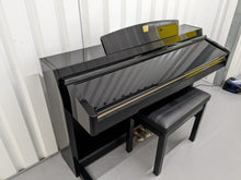Load image into Gallery viewer, Yamaha Clavinova CLP-240PE Digital Piano polished GLOSSY BLACK stock # 23289