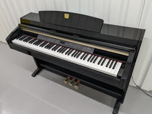 Load image into Gallery viewer, Yamaha Clavinova CLP-240PE Digital Piano polished GLOSSY BLACK stock # 23289