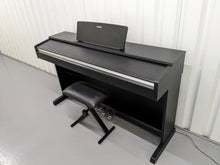 Load image into Gallery viewer, Yamaha Arius YDP-142 Digital Piano + folding stool in satin black stock #23305