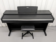 Load image into Gallery viewer, Yamaha Arius YDP-142 Digital Piano + folding stool in satin black stock #23305