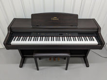 Load image into Gallery viewer, Yamaha Clavinova CLP-840 Digital Piano and stool in dark rosewood stock #23310
