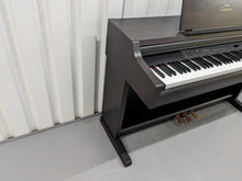 Load image into Gallery viewer, Yamaha Clavinova CLP-840 Digital Piano and stool in dark rosewood stock #23310
