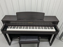 Load image into Gallery viewer, Yamaha Clavinova CLP-575 digital piano + stool in dark rosewood stock nr 23324